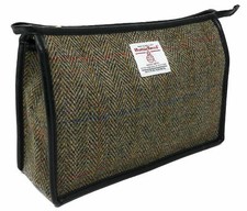 Harris Tweed Green Herringbone
