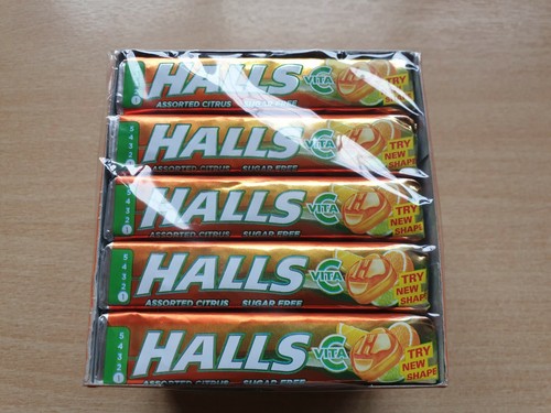 Halls citrus sugar free mentho - citrus,