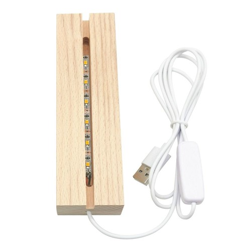 Crystal wooden led lights - crystal,
