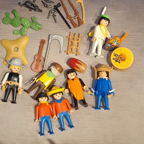 Playmobil vintage cowboy - playmobil, and