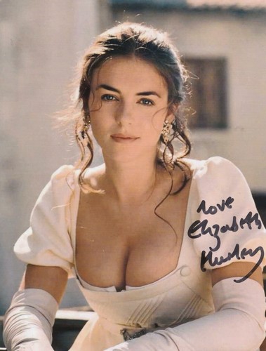 Elizabeth hurley hand - elizabeth, signed