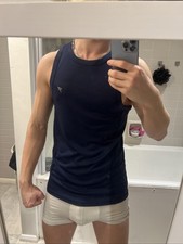 Worn Gym Vest Mens XS