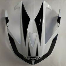 Replacement GSB XP-14A Adventure Helmet Peak White & Black Ex-Display