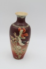Red satsuma hand painted - satsuma,