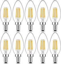 BRIMAX E14 LED Candle Bulbs 6W C35 Small Bayonet Bulb Dimmable Chandelier Lights