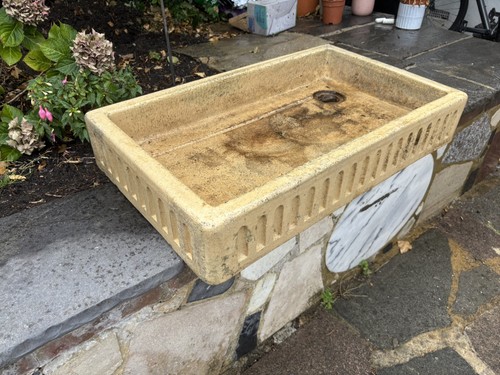 Antique fluted butlers - fluted, sink