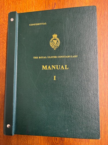 Rare ruc police manual - rare,