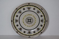 Anthropologie Garden Tile Bee Mosaic Dessert Plate 8.25”