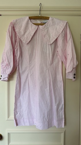 Ganni pink cotton poplin - ganni,