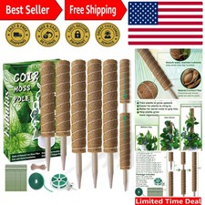 5-Pack Coir Moss Pole for