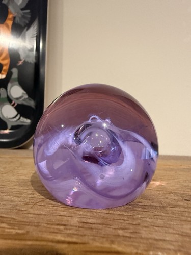 Vintage caithness glass moon - caithness, "moon
