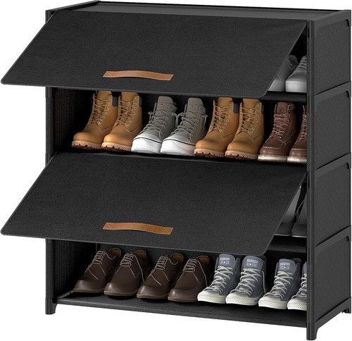 Tier shoe cabinet - cabinet, door