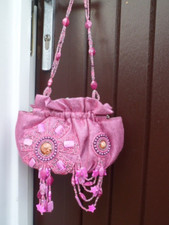 Leko London Pink Ornate Special Occasion Bag - New