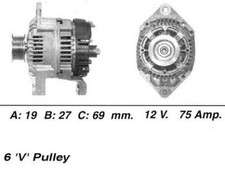 WAI Alternator for Renault