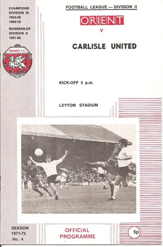Leyton orient carlisle - leyton,