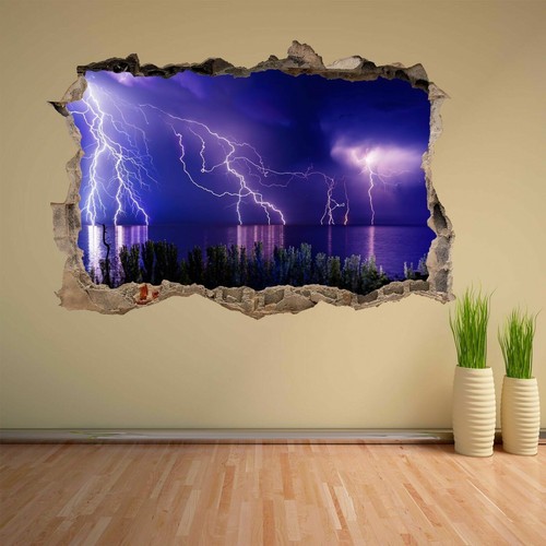 Thunderstorm lightning over - thunderstorm,