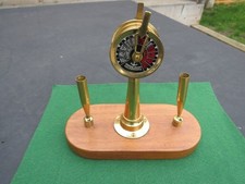 DESKTOP NAUTICAL PEN HOLDER WITH TELEGRAPH DISPLAY