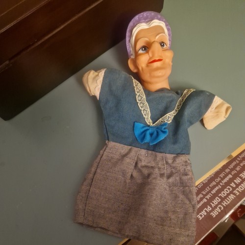 Vintage grandma puppet old - puppet, man
