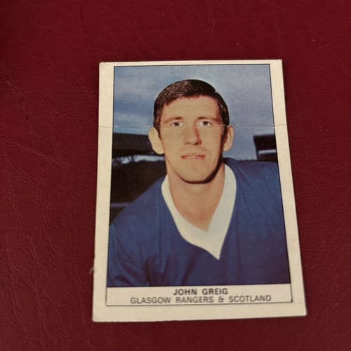 John greig rangers rare blank - john,