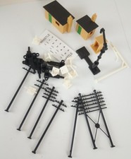 Hornby OO Gauge Line-Side Accessories Job Lot. Huts, Water Crane, Telegraphs #1