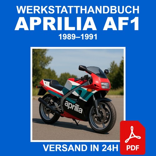 Workshop manual aprilia af1 - manual,