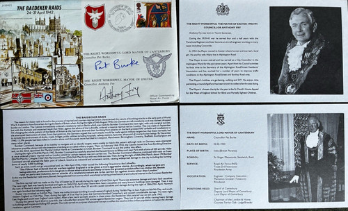 Raf signed cover baedeker - signed,