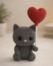 3D Printed  Cat Kitten holding