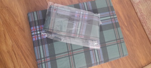 Sleepeasy green tartan plaid - green,
