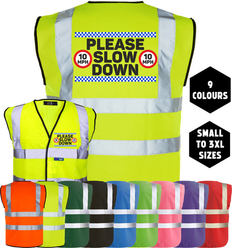 Equine vis please slow down - equine, hi-vis