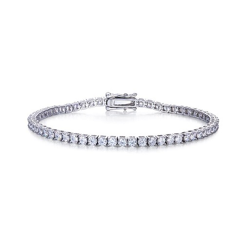 3ct tennis bracelet white - 3ct, gold