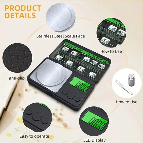 001g 50g digital milligram - 0.001g/50g,