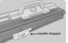 KH-888 / KH-880” is a needle or latch retainer (needle stopper)