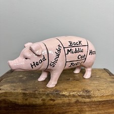 Cast iron piggy bank - cast,
