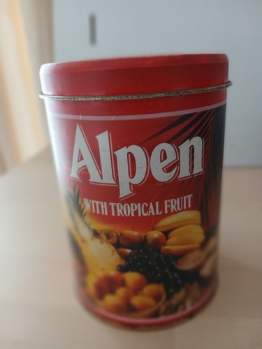 Vintage alpen with - alpen, tropical
