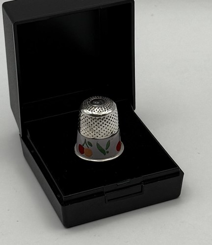 Italian silver thimble - silver,
