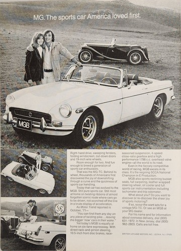 1972 mgb rdstr vintage - 1972,