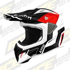 Airoh Aviator Ace 2 Shield Red Gloss MX Motocross//Enduro Helmet Black,White,Red