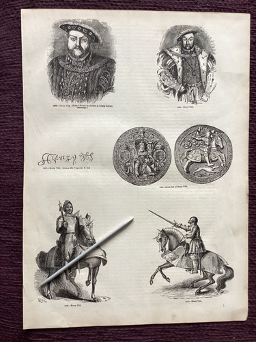 Henry v111 great seal of - ,