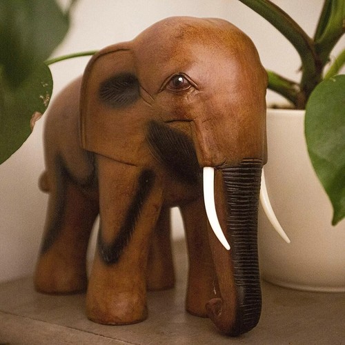 Large elephant garden ornament - elephant,