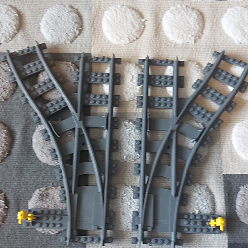 Lego train tracks switch - lego,