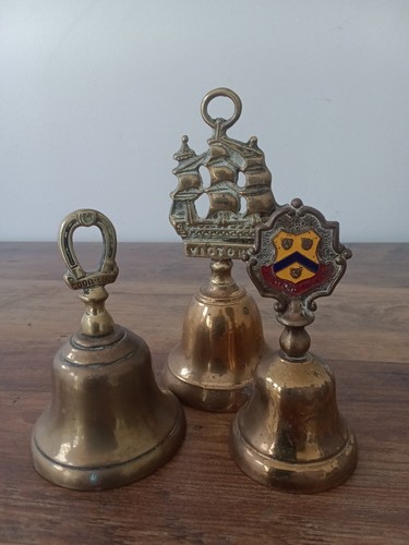 Three vintage brass - vintage, hand