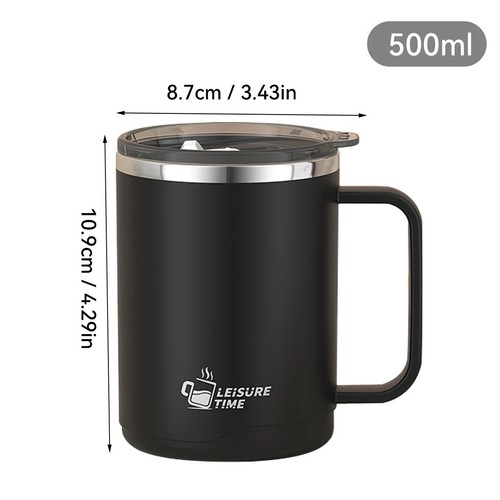 500ml stainless steel thermos - steel,