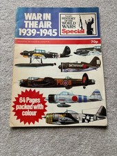War in the Air 1939-1945 Purnell's History of the World Wars Special 1975 Rare.