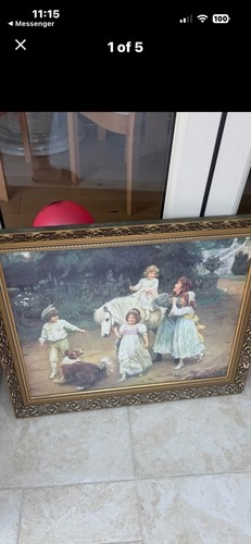 Beautiful gold framed - gold,
