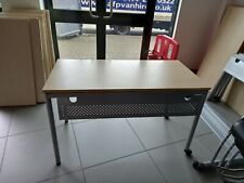 Howe Oak Easy To Assemble Desk Table For  Home Office Workstation Mobile 1200mm