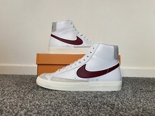 BRAND NEW Nike Blazer Mid ‘77 Vintage - White/Beetroot Red - UK Size 6 (EU 40)