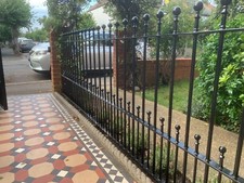 Wrought iron railings ornate - iron,