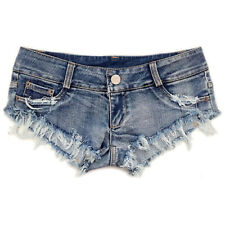 Pants Jeans Micro Shorts Denim Daisy Dukes Low Waist New Sexy Women Mini Hot