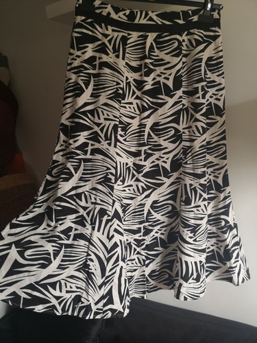 100 linen skirt black - 100%,