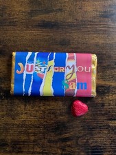 Personalised Valentines Day Name Sweet Chocolate Wrapper Peel Back Sticker Fun